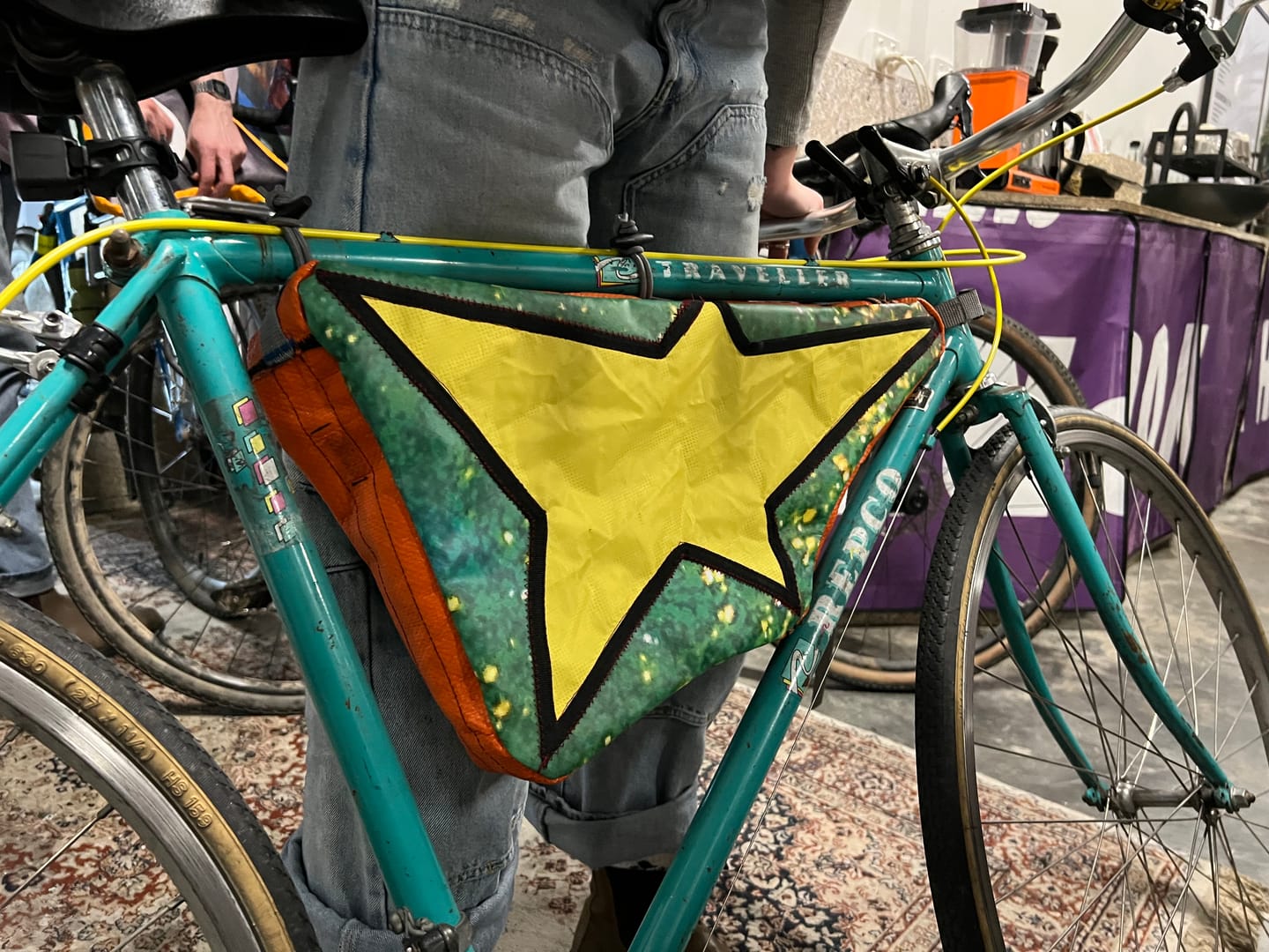 Customer photo review of BIKE FRAME BAG // 5 Session Bag Design & Making