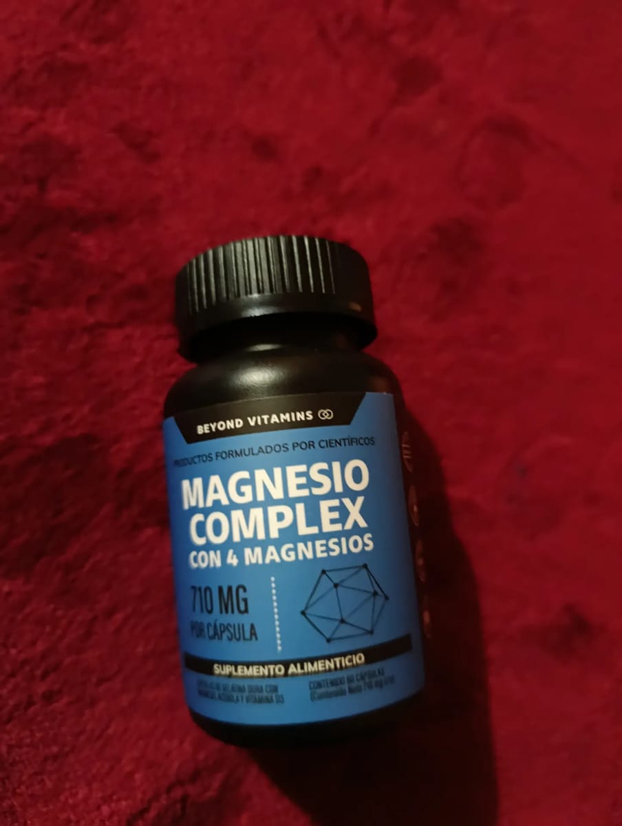 Customer photo review of Magnesio complex con 4 magnesios - 60 cápsulas