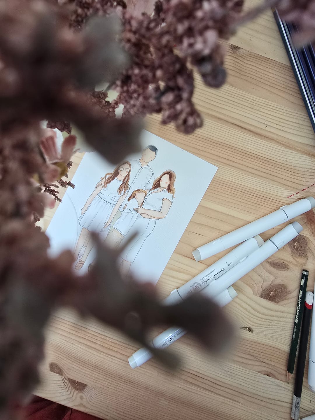 Customer photo review of Ohuhu Honolulu 24 Skin Tone Colors Dual Tips Portrait Alcohol Art Markers (New Color Codes)