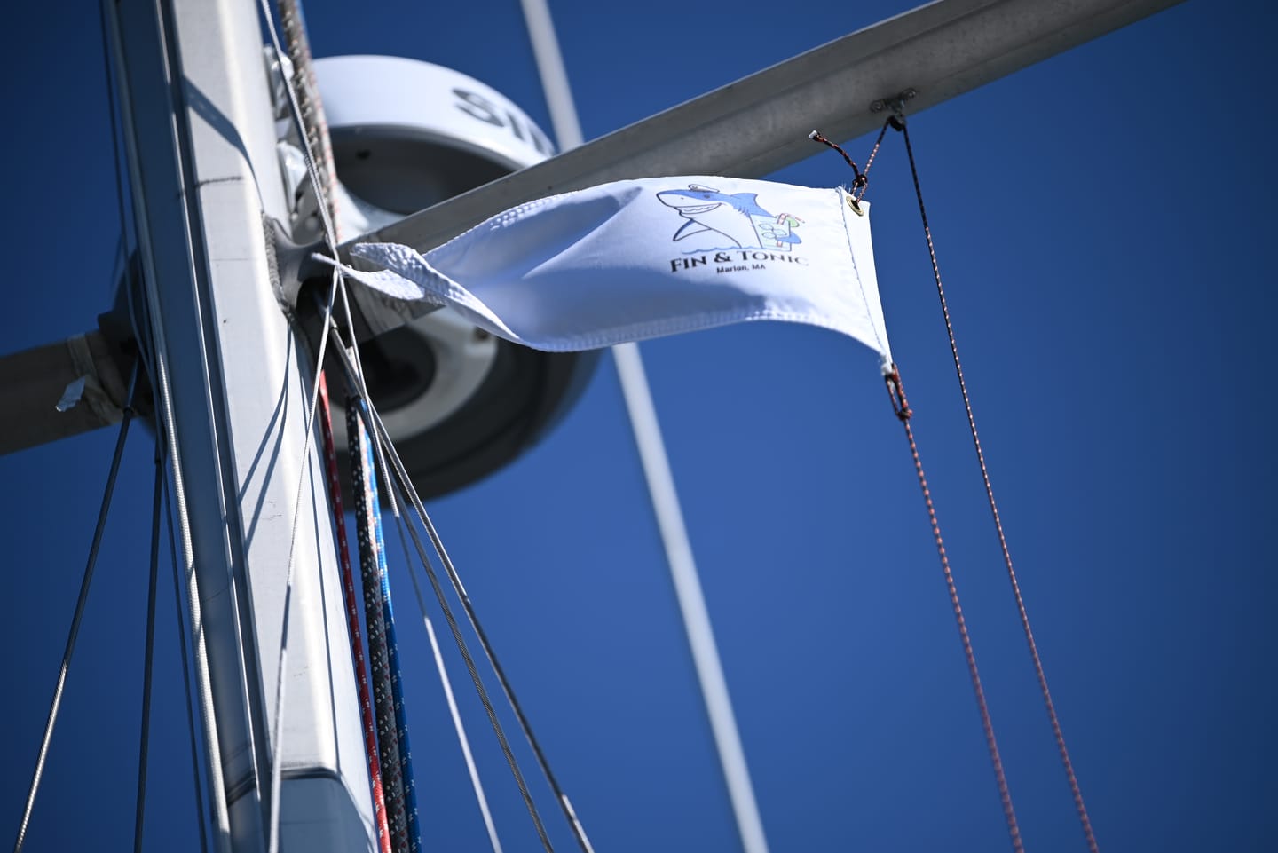 Customer photo review of Custom Burgee Flag