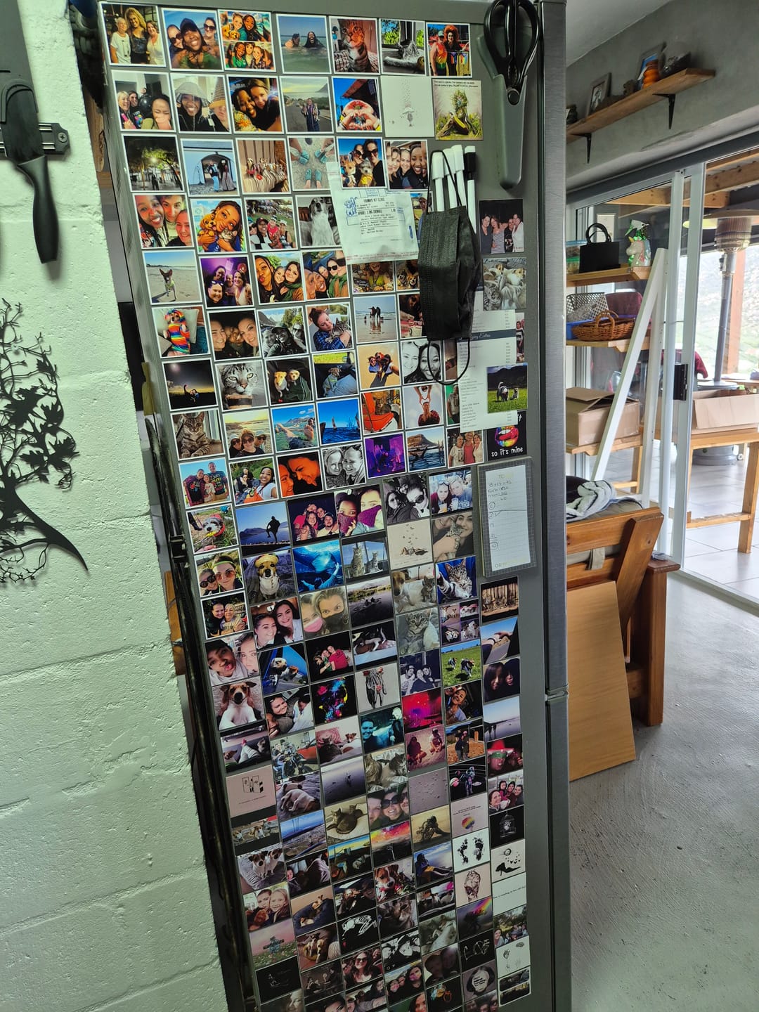 Customer photo review of Square Fridge Magnet - Set of 9, 12, 16 or 24