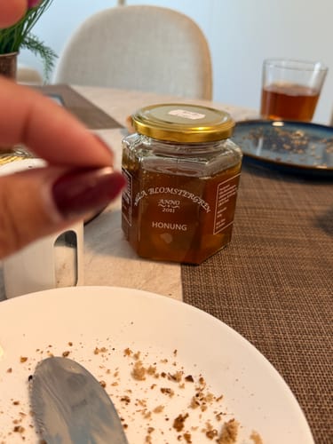 Customer photo review of Flytande honung 2 kg (4×500 g) – Svensk RAW honung