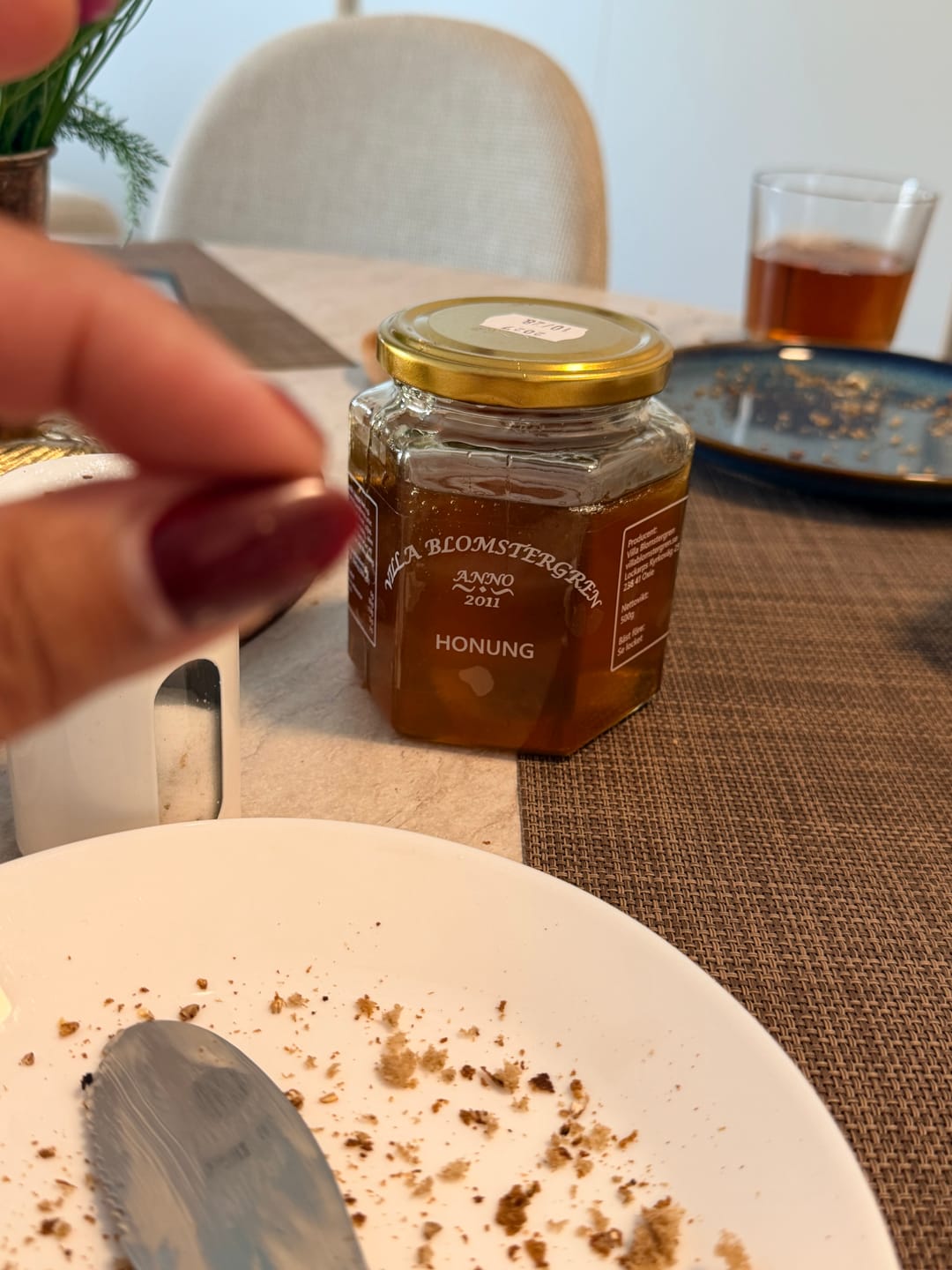 Customer photo review of Flytande honung 2 kg (4×500 g) – Svensk RAW honung