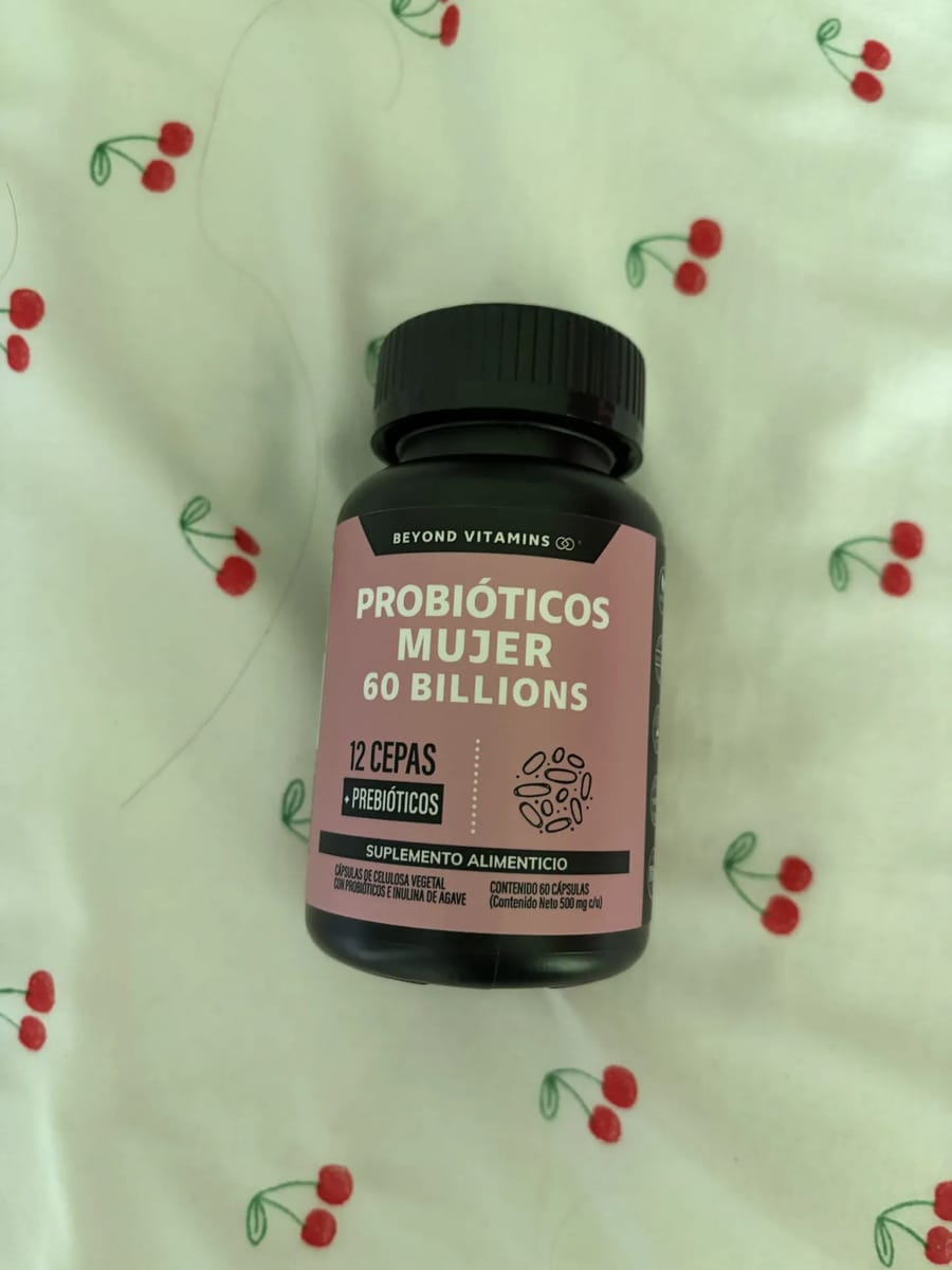 Customer photo review of Probioticos mujer 60 billions - 60 cápsulas