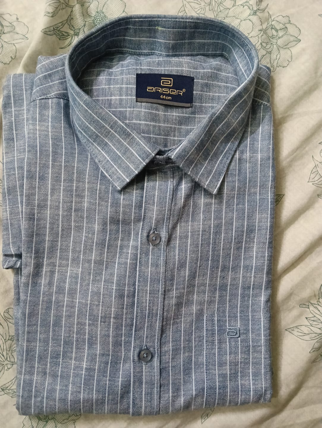 Customer photo review of Jeta - Coastal Blue Casual Shirts For Men | Ariser