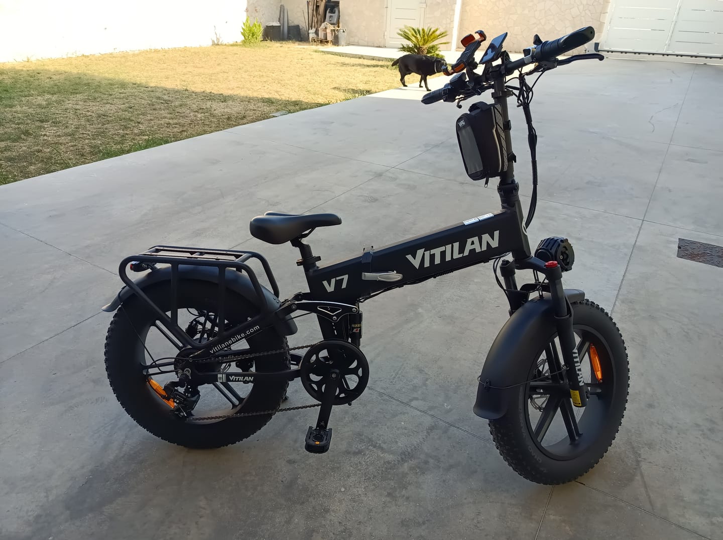 Customer photo review of V7 Foldable All-Terrain Commuter Electric Bike