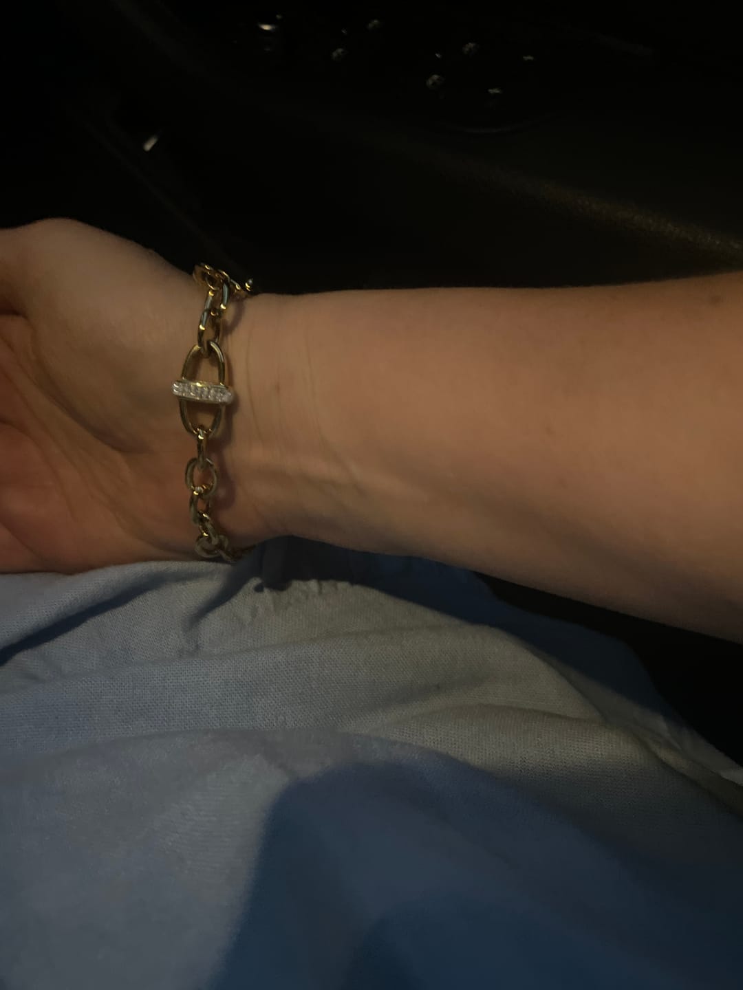 Customer photo review of Embellished Solas Bracelet