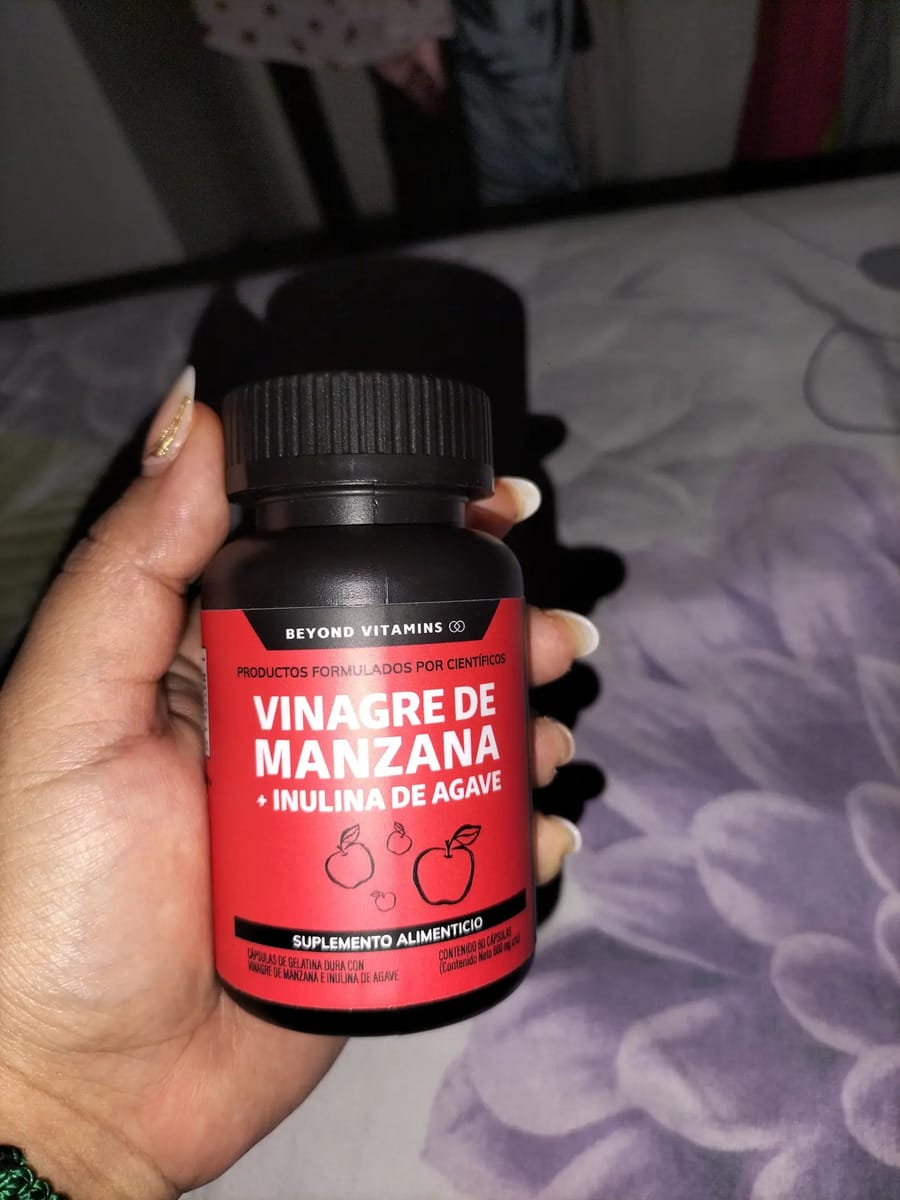 Customer photo review of Vinagre de Manzana + Inulina de Agave 150 caps