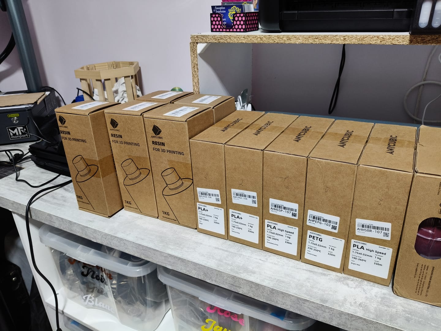 Customer photo review of Anycubic Boîte Mystère de Résine et de Filaments