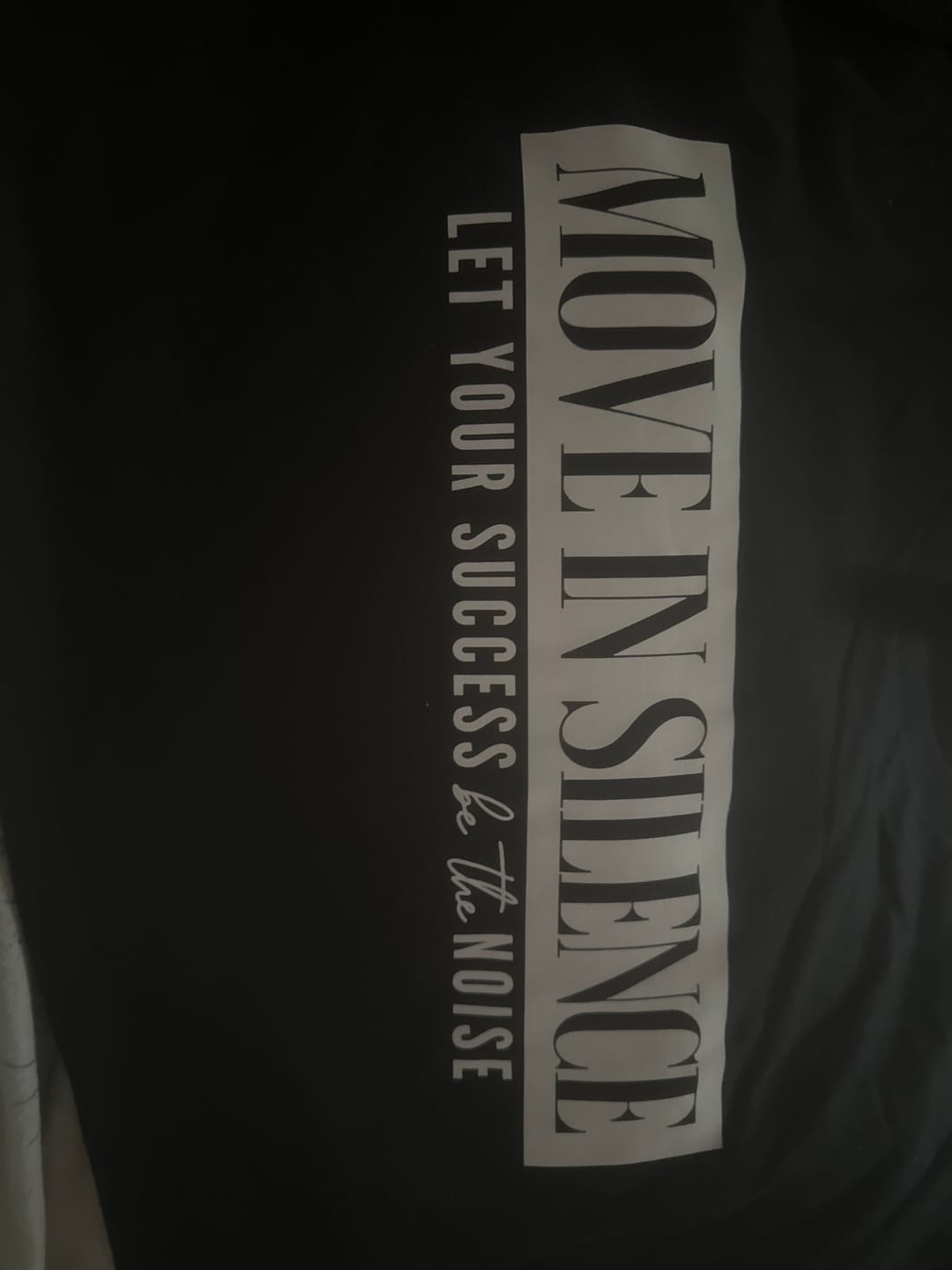Customer photo review of Move In Silence  - ONE DAY SALE