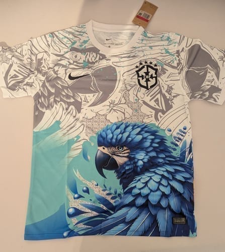 Customer photo review of Brazil Blue Parrot Jersey Special Edition 2026