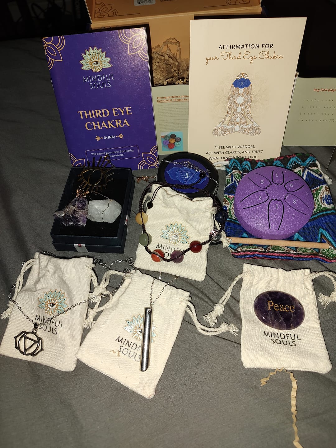 Customer photo review of Chakra Subscription Box