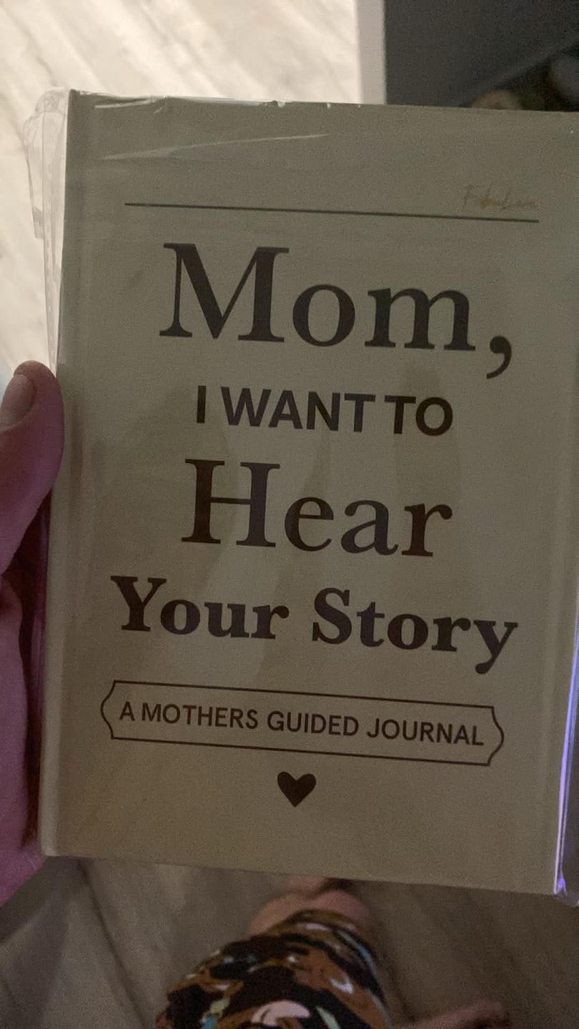 Customer photo review of Dear Mom Journal