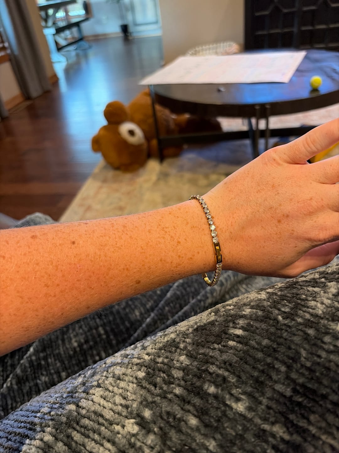 Customer photo review of Martina® Classic Tennis Bracelet