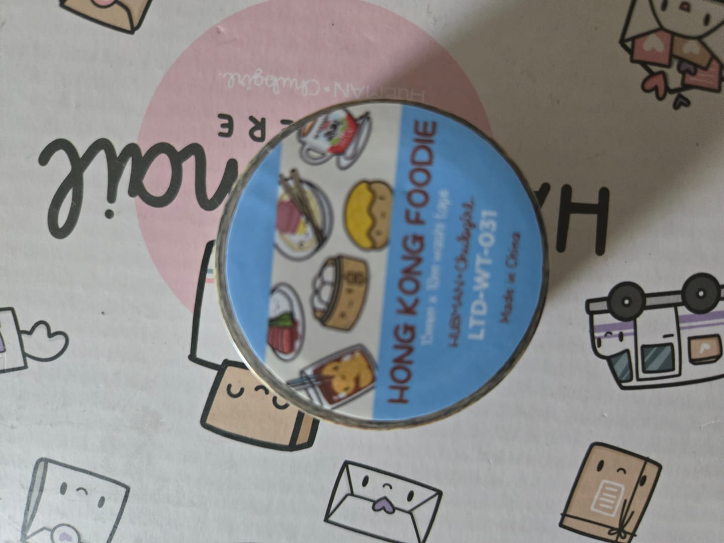 Customer photo review of Hong Kong Foodie Washi Tape