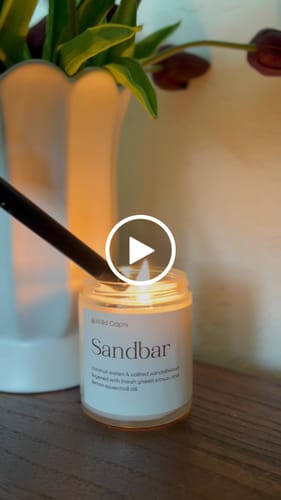 Customer video review of Sandbar Candle