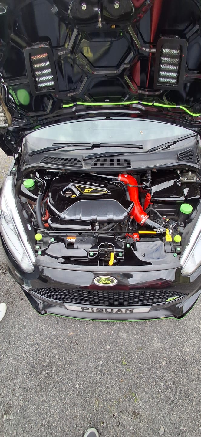 Customer photo review of Proform Bonnet Catch Cover - MK7.5 Fiesta (Plastic Finishes)