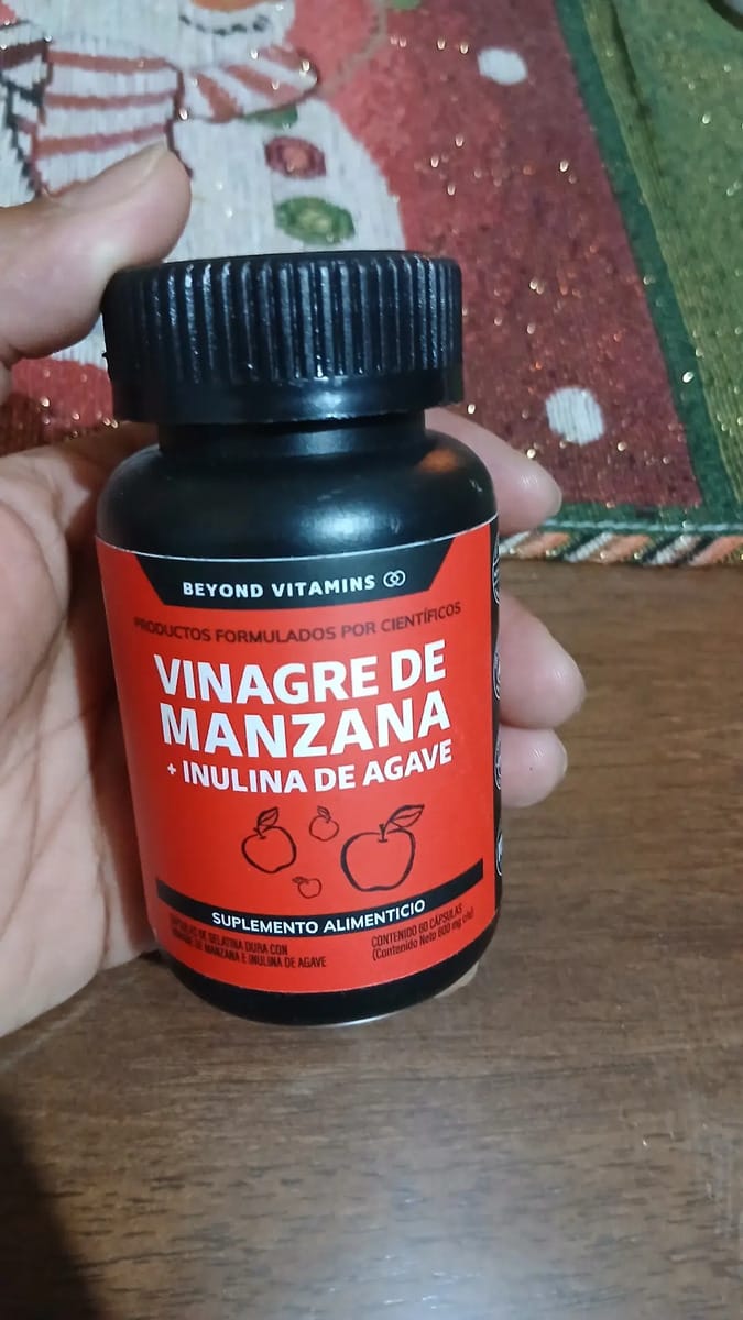 Customer photo review of Vinagre de Manzana + Inulina de Agave 150 caps