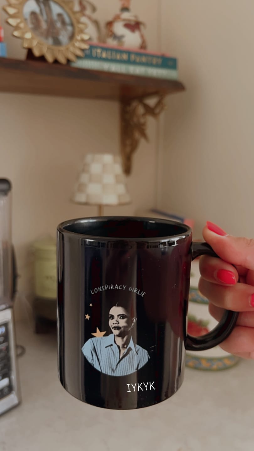 Customer photo review of Conspiracy Girlie Mug