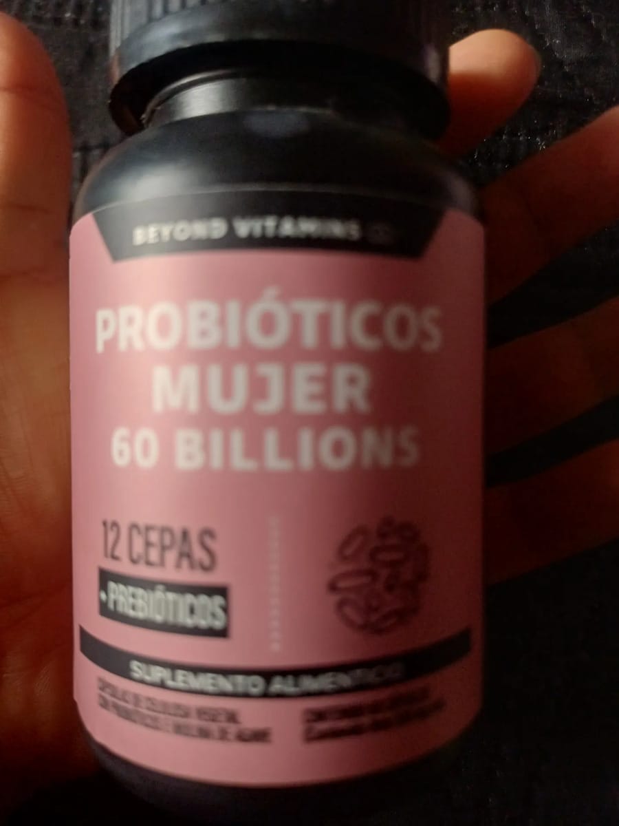 Customer photo review of Probioticos mujer 60 billions - 60 cápsulas