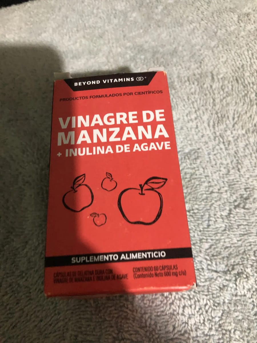 Customer photo review of Vinagre de Manzana + Inulina de Agave 150 caps
