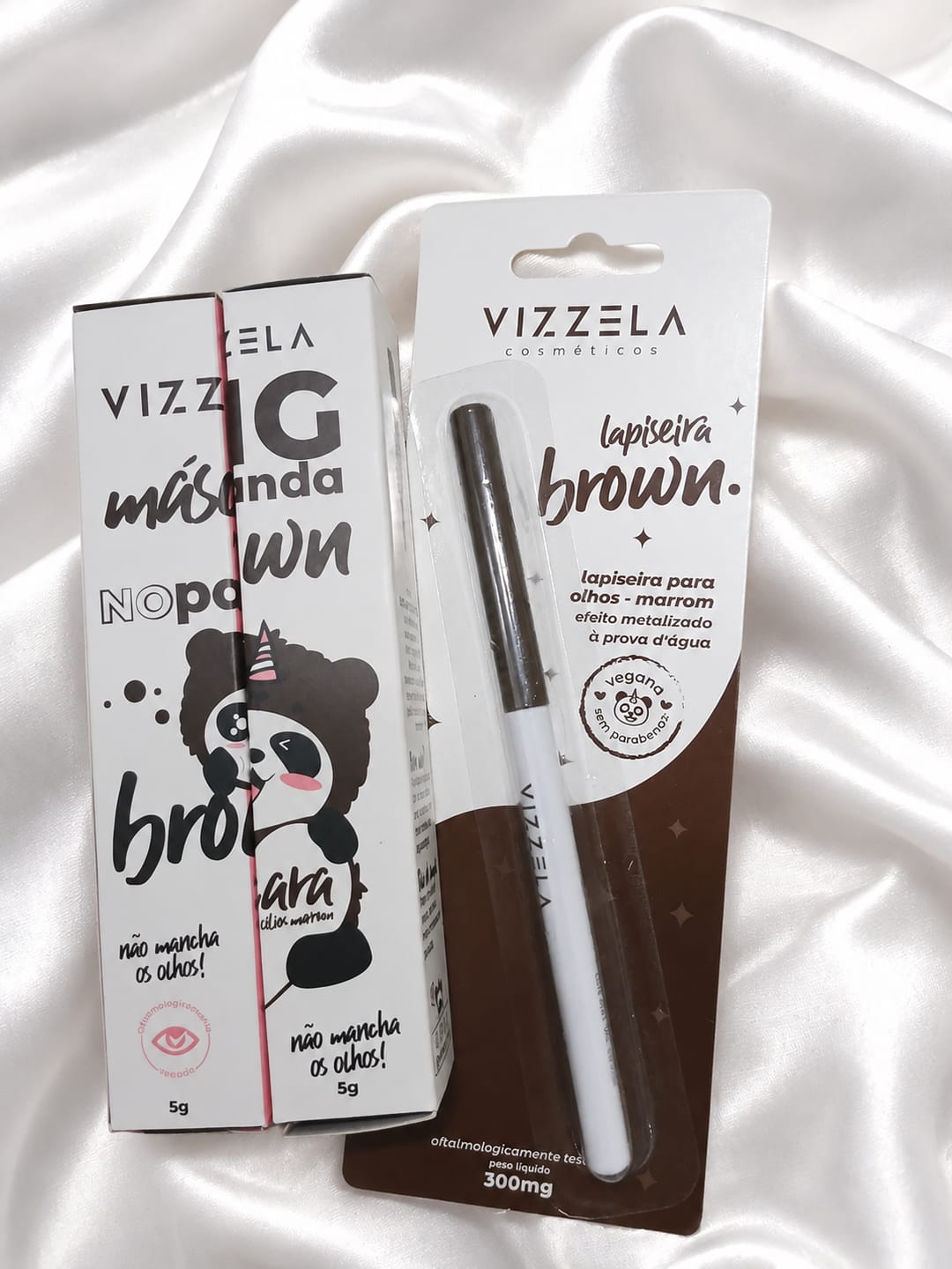 Customer photo review of Máscara Big No Panda Brown Vizzela - Marrom