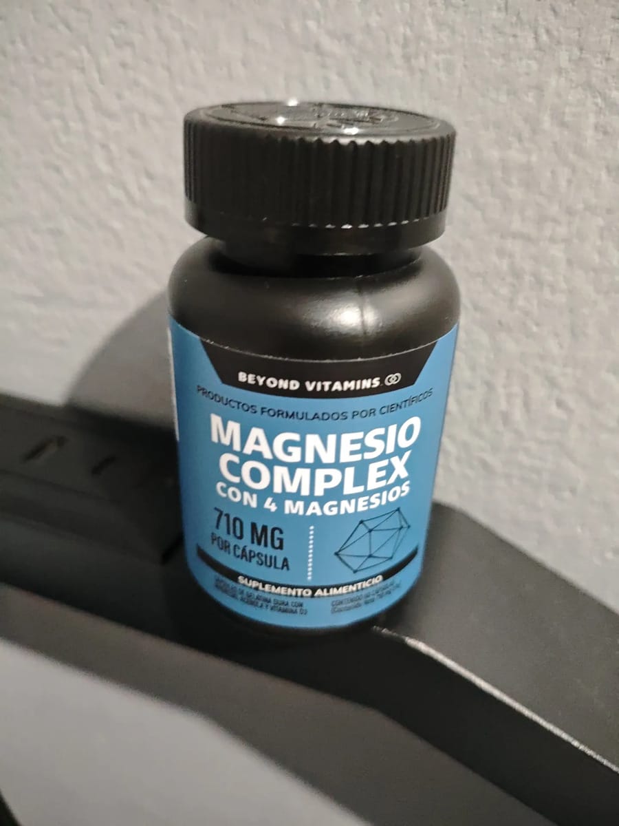 Customer photo review of Magnesio complex con 4 magnesios - 180 cápsulas