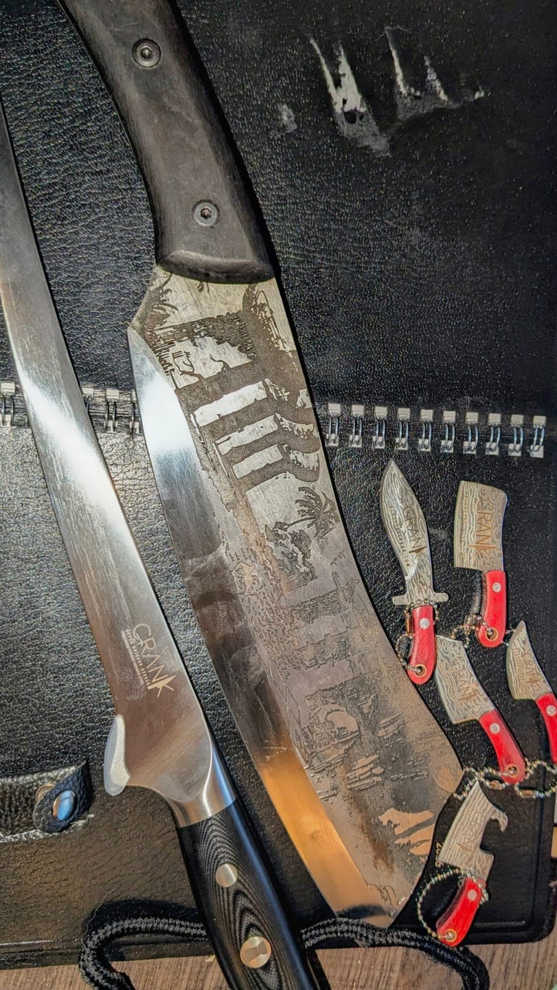 Customer photo review of KIÑUTE 5-Pack Keychain Blades by CRANK