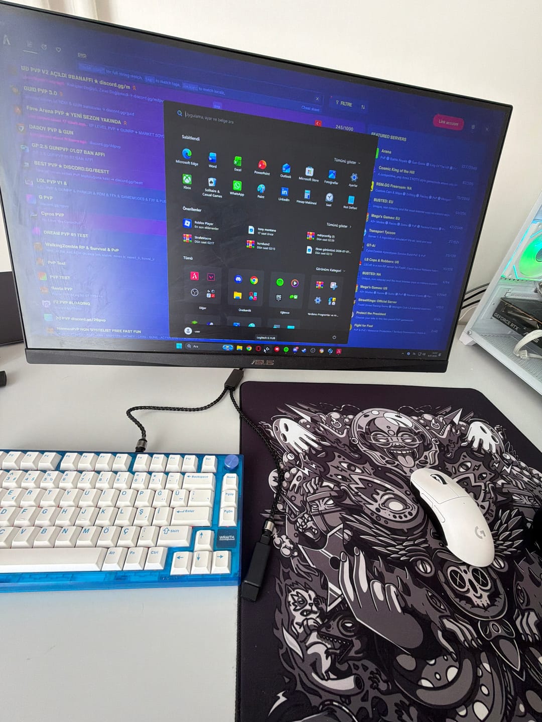 Customer photo review of Wraith Çift Başlıklı Kablo