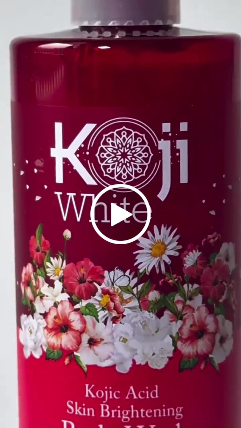 Customer video review of Kojic Acid Skin Brightening Body Wash