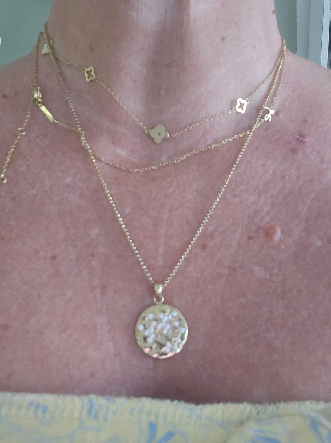 Customer photo review of Zodiac Necklace
