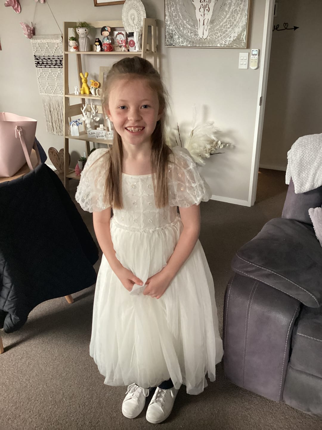 Customer photo review of Dorothy Dress Ivory