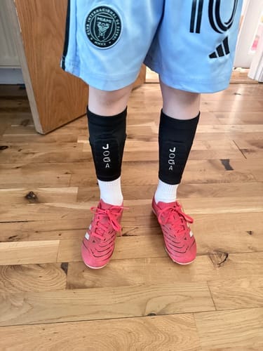 Customer photo review of Shin Pad Sleeve