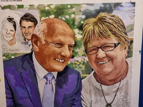 Customer photo review of 80 Color Custom Paint by Numbers