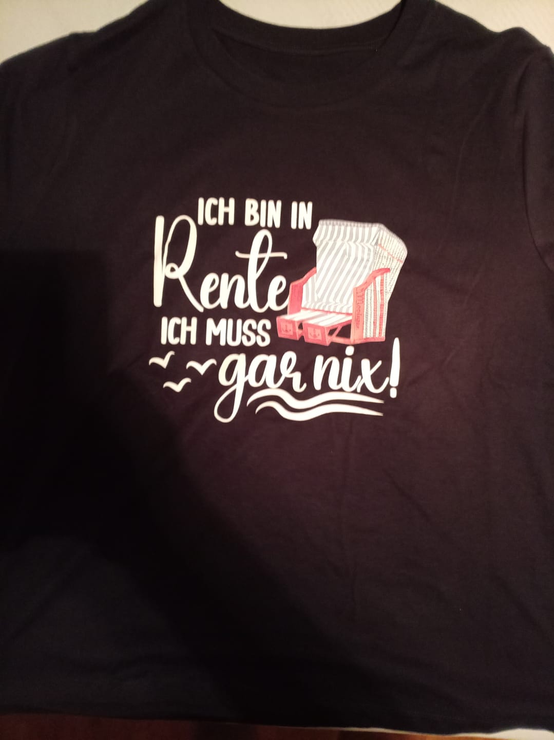 Customer photo review of Ich bin in Rente  · Damen Premium Bio T-Shirt 2.0