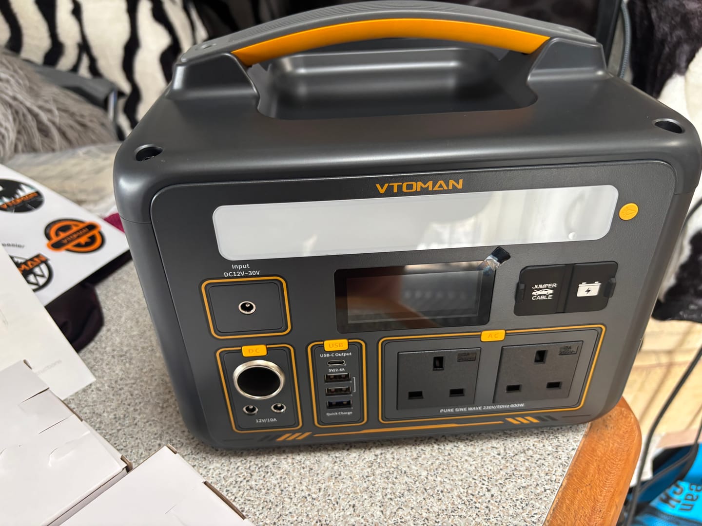 Customer photo review of VTOMAN Jump 600X Portable Power Station