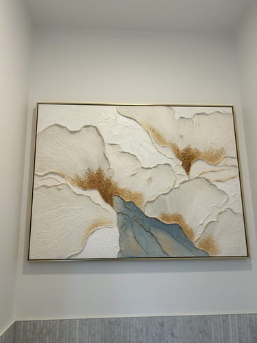Customer review photo for Plaster Art Texture Painting #SG476