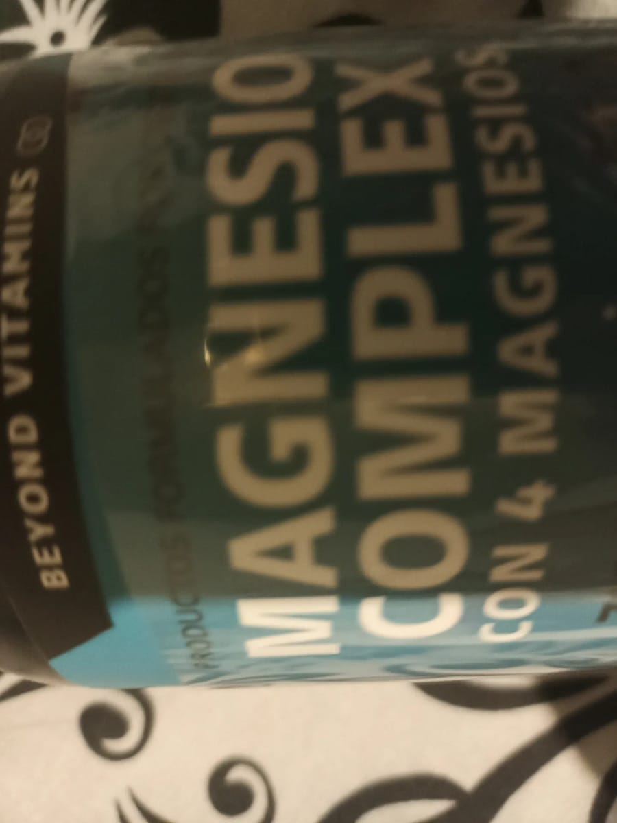 Customer photo review of Magnesio complex con 4 magnesios - 180 cápsulas