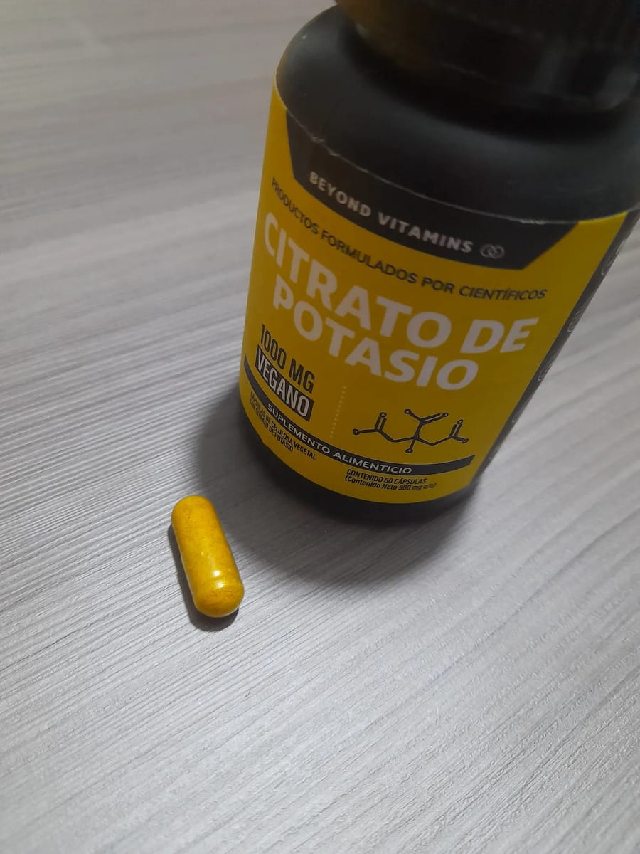 Customer photo review of Citrato de potasio 60 Caps