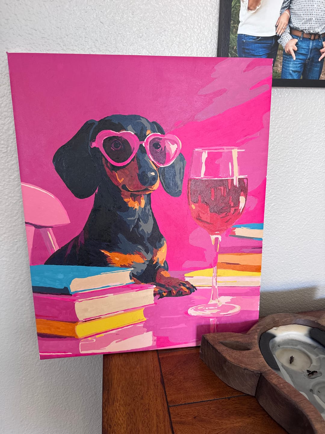 Customer photo review of Happy hour | Paint by Number
