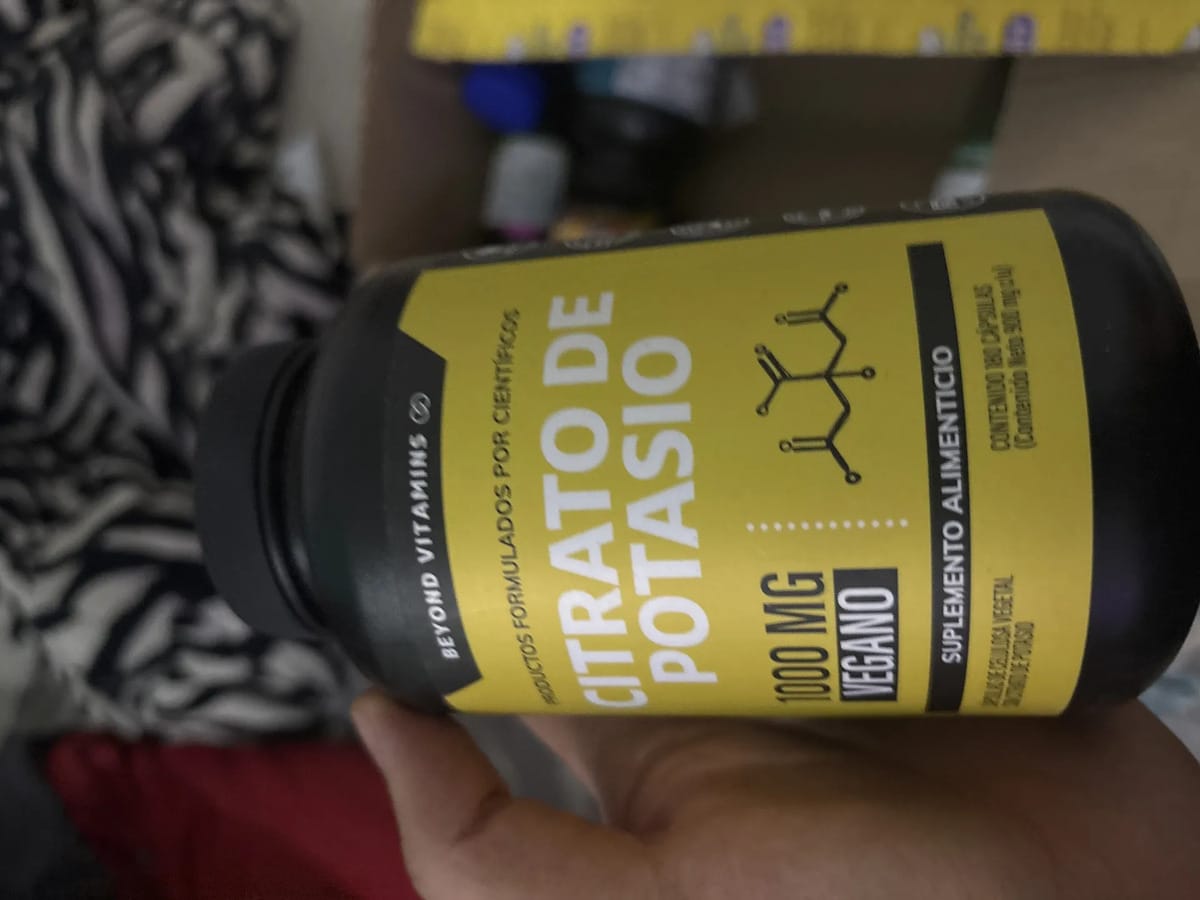 Customer photo review of Citrato de potasio 60 Caps