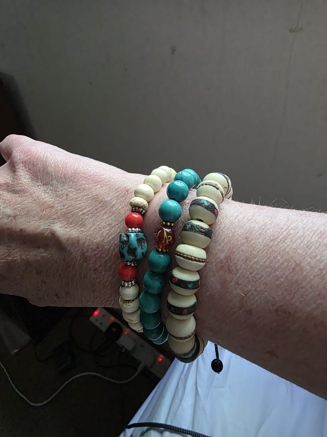 Customer photo review of Bracelet Tibétain