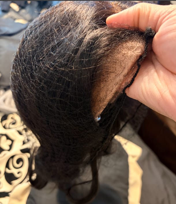 Customer photo review of Wavymy Wear Go Body Wave Glueless Wig Pre-Cut Lace Closure Wig Pre-Plucked Natural Hairline 180% Density Human Hair
