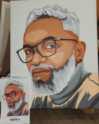 Customer photo review of Couples Paint Kit