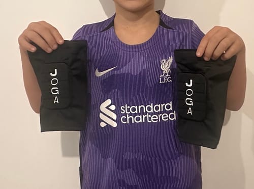 Customer photo review of Shin Pad Sleeve