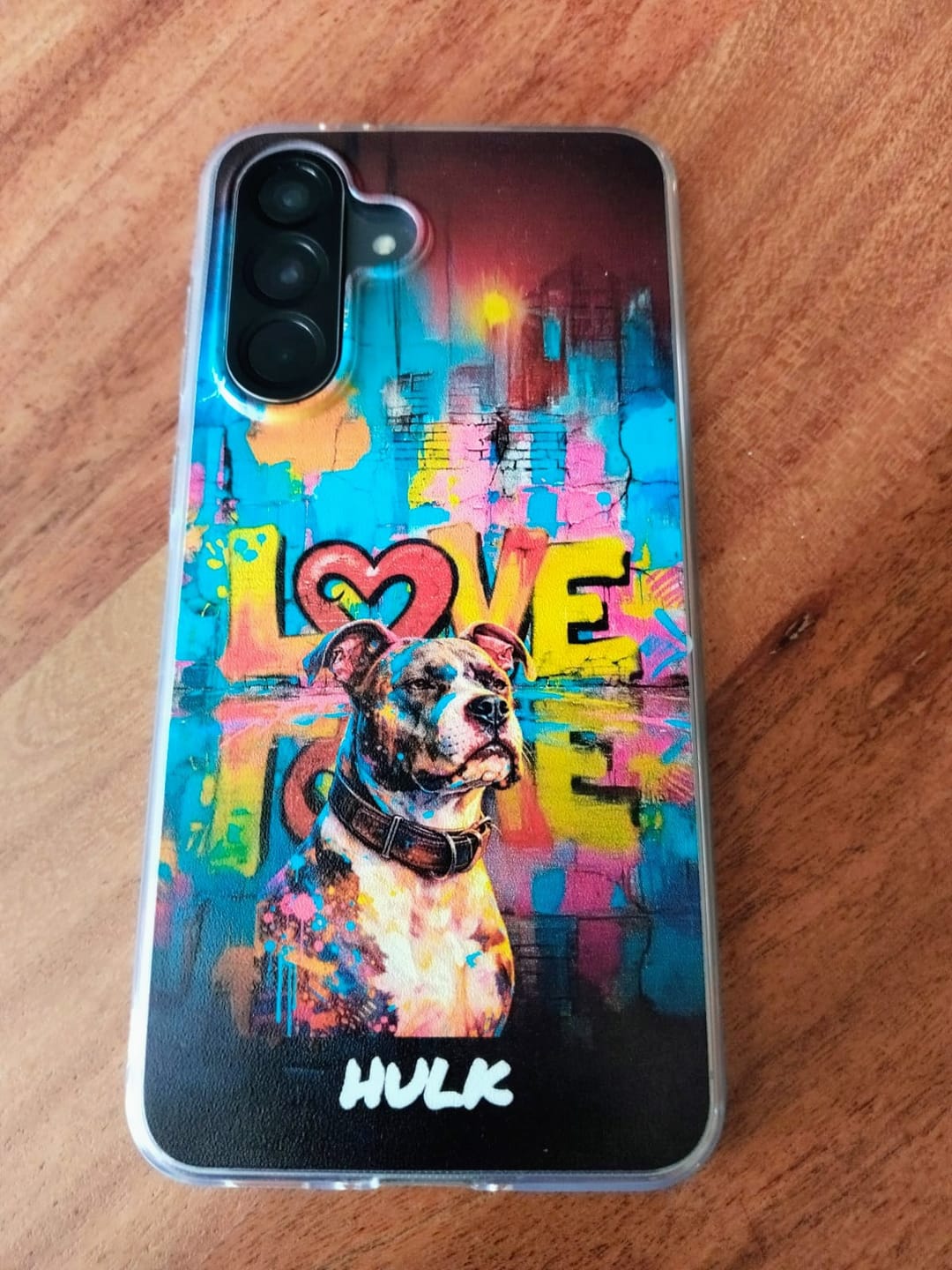 Customer photo review of Personalisierte Handyhülle - Streetart