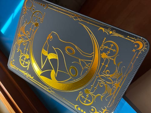 Customer photo review of Lunar Shadow 9-Pocket Trading Card Binder