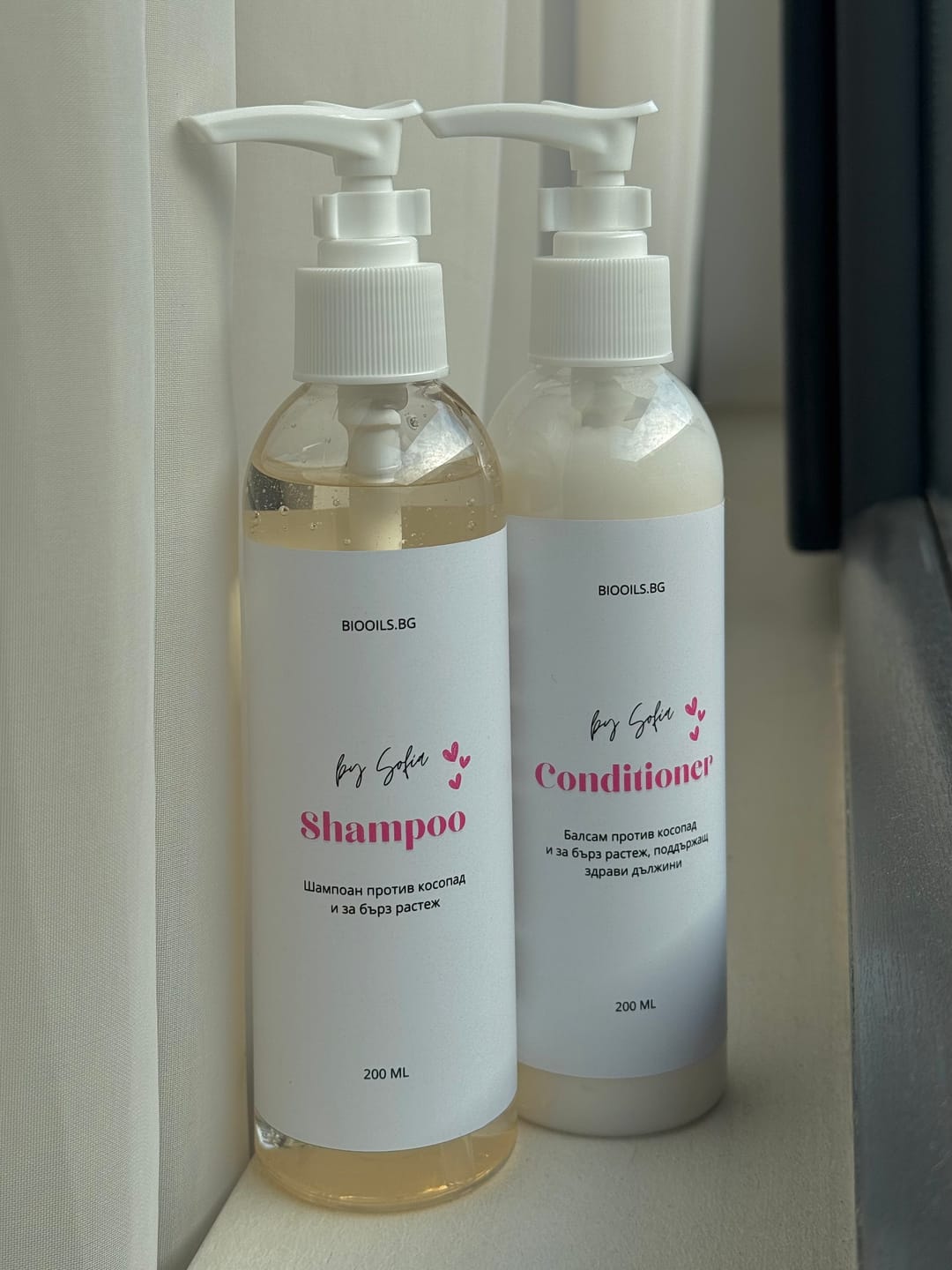 Customer photo review of Шампоан и балсам за бърз растеж