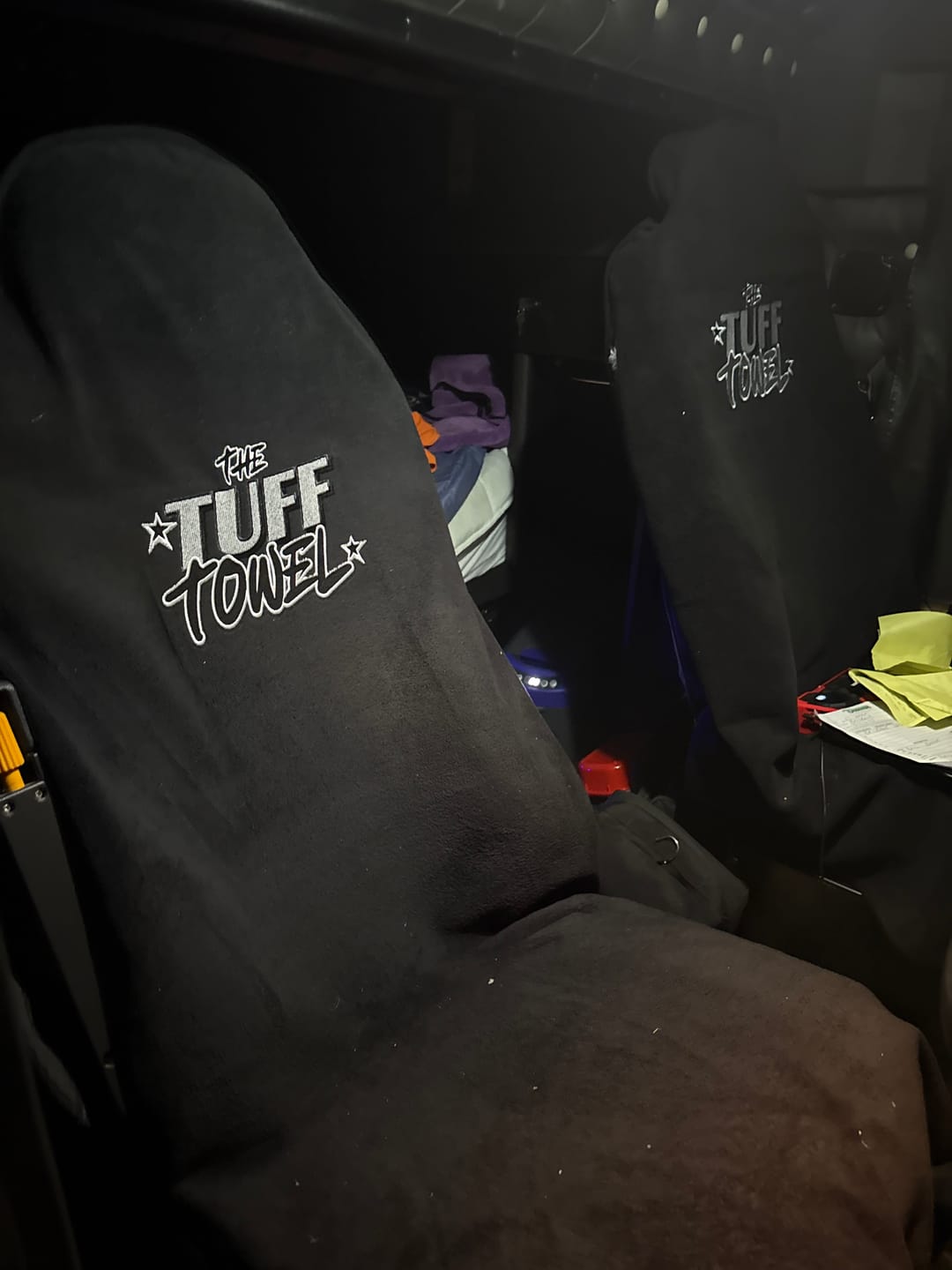 Customer photo review of Waterproof Car Towel Seat Cover - The OG
