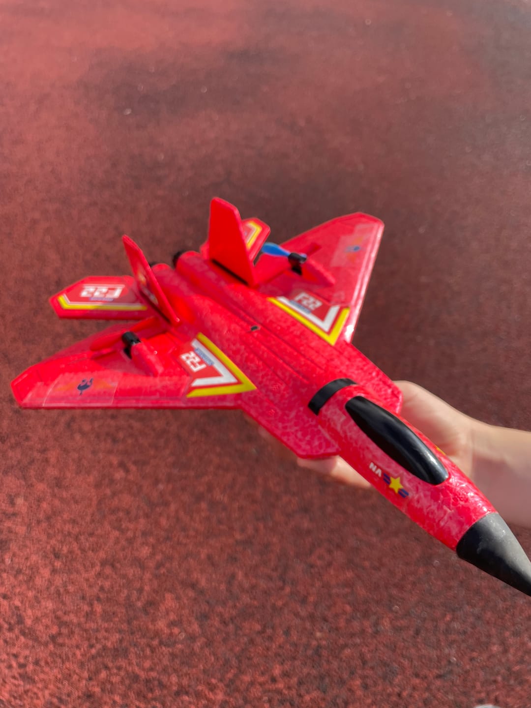 Customer photo review of F-22 Spartacus RC Fighter Jet